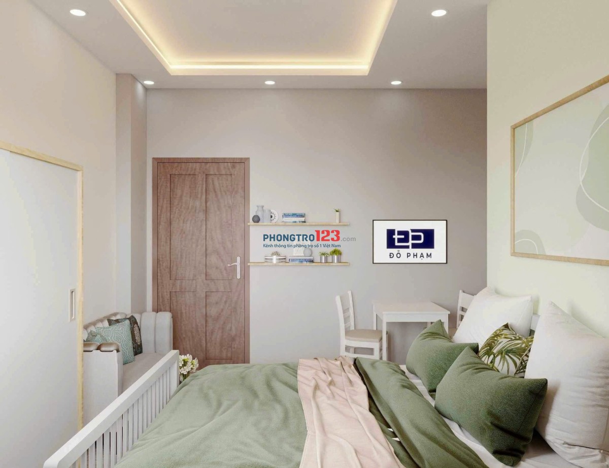 Phòng trọ giá rẻ Q1 - Full nội thất - Toà nhà thang máy - gần Đại học Kinh tế TP.HCM