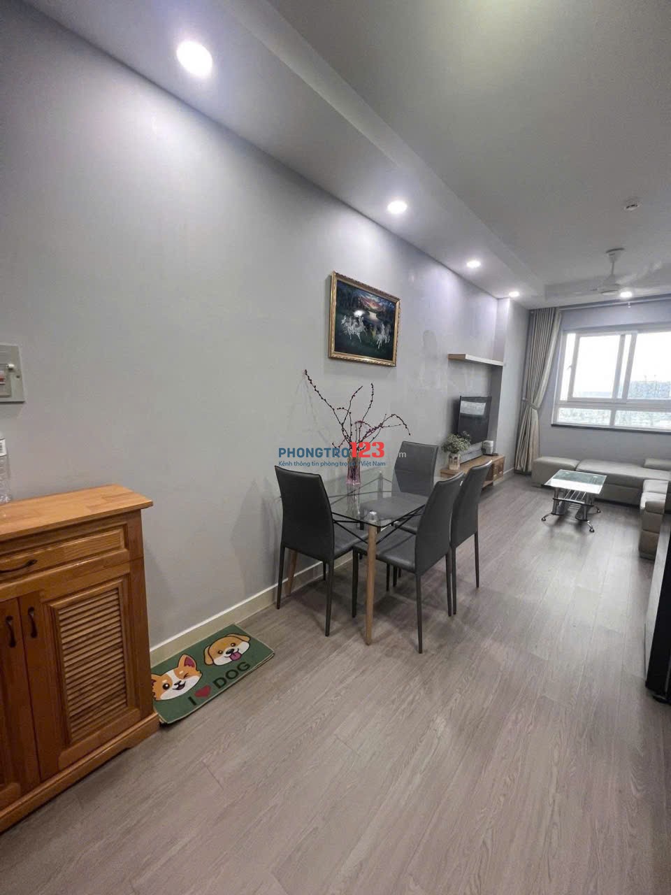 Chung cư 10A Trần Nhật Duật, Tân Định, Q1: 69m2, 1PN, nội thất 10tr