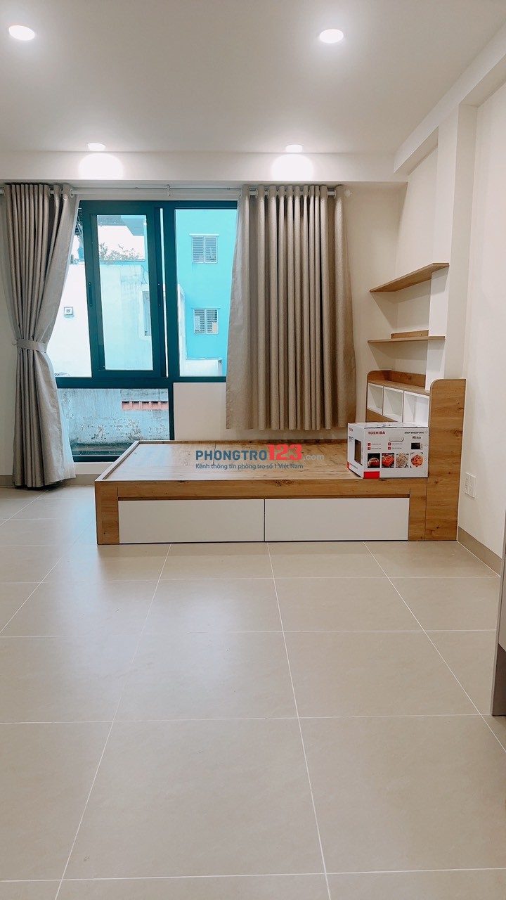 Cho thuê căn hộ dịch vụ full nội thất cao cấp, 100% khai thác lần đầu tại đường Bùi Đình Túy