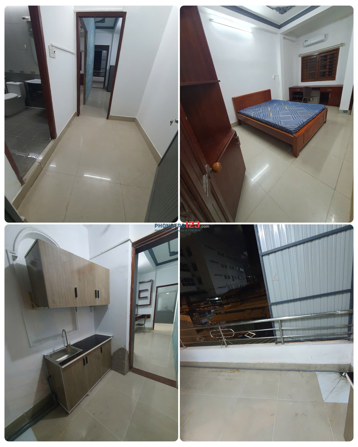 PHÒNG NGỦ RIÊNG - FULL NỘI THẤT - TÁCH BẾP, BAN CÔNG RỘNG - GẦN UMP, UEH, VHU, SGU, SPS, QST