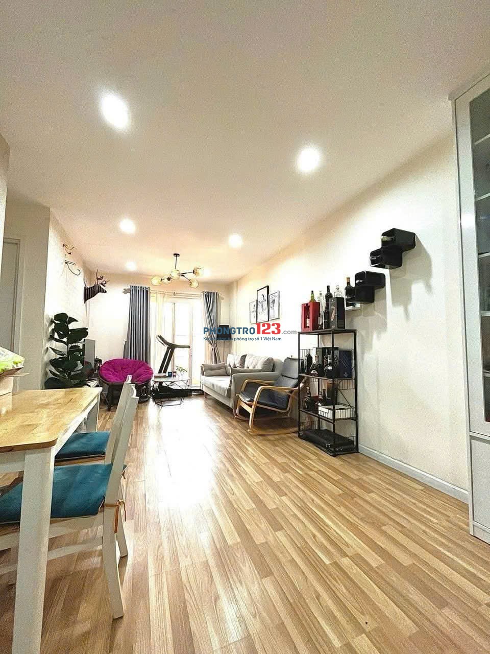 Chung cư Central 91 Phạm Văn Hai, TB: 75m2, 2p ngủ, full nội thất, 14tr/th