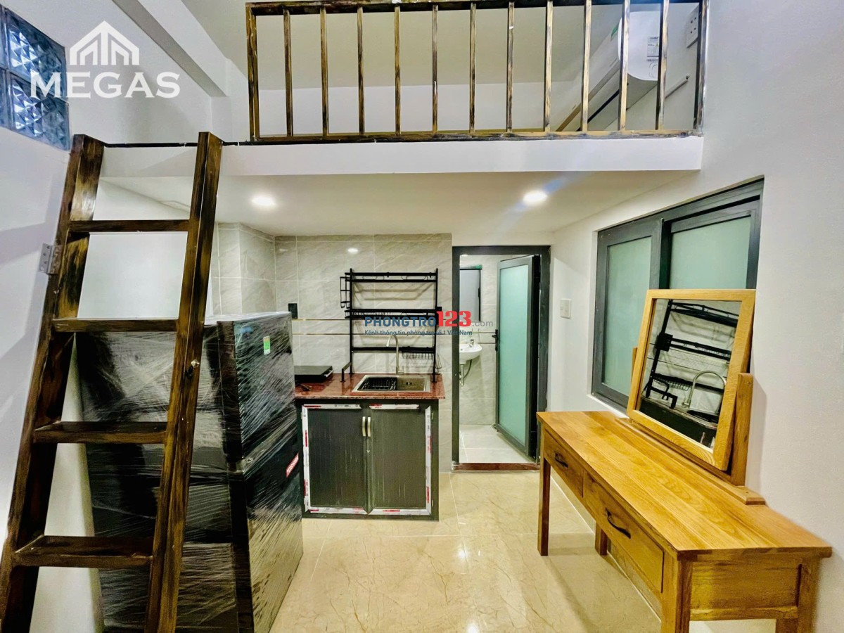 PHÒNG TRỌ CÓ GÁC CHO SINH VIÊN HUTECH,NGOẠI THƯƠNG FULL NỘI THẤT Ở BÌNH THẠNH GẦN NGÃ TƯ HÀNG XANH