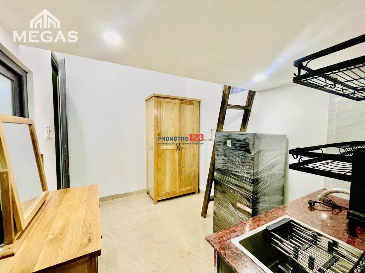 PHÒNG TRỌ CÓ GÁC CHO SINH VIÊN HUTECH,NGOẠI THƯƠNG FULL NỘI THẤT Ở BÌNH THẠNH GẦN NGÃ TƯ HÀNG XANH