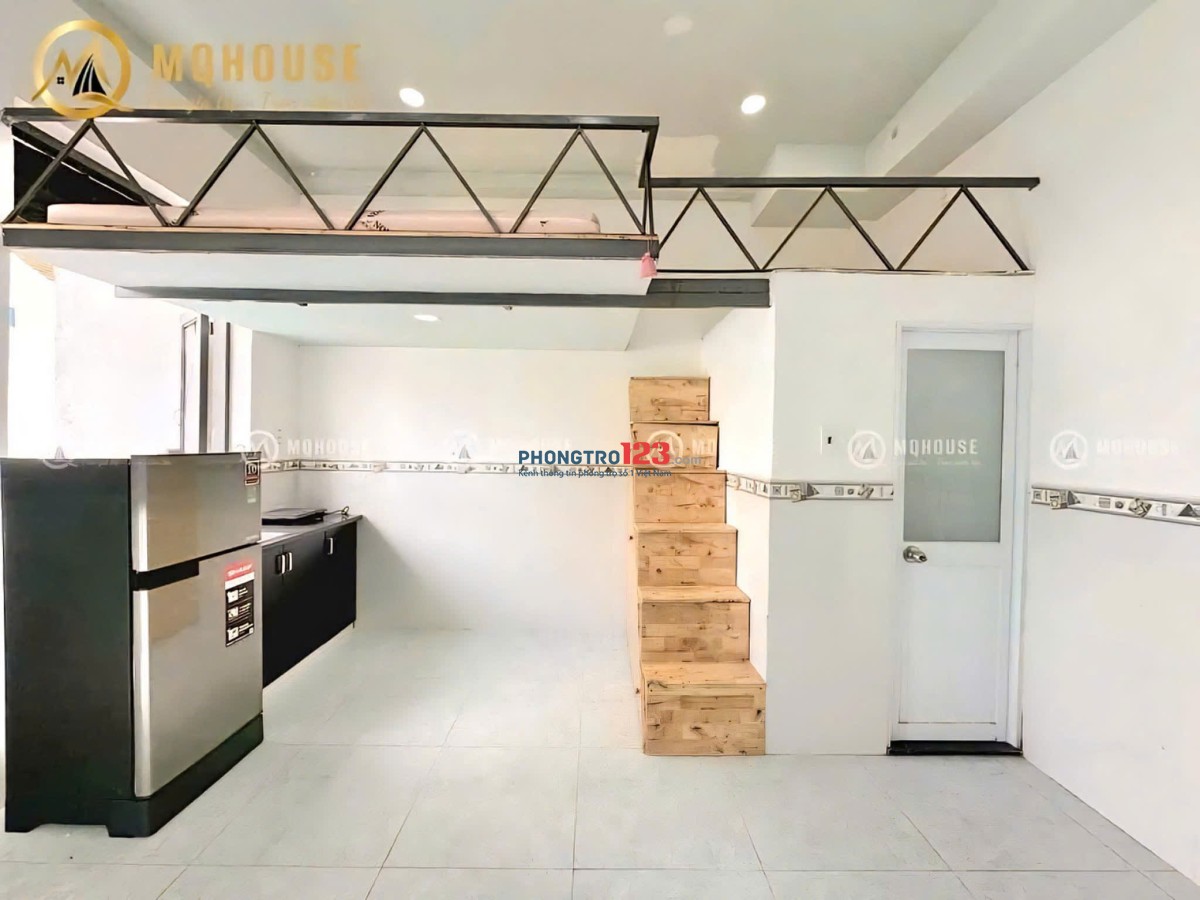 Phòng Có Gác Giá Sinh Viên,Full Nội Thất_Ngay Giao Điểm Các Trường Đại Học Văn Hiến, HVHK