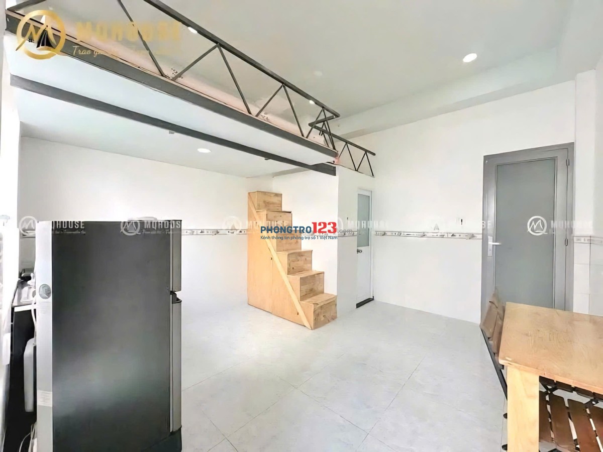 Phòng Có Gác Giá Sinh Viên,Full Nội Thất_Ngay Giao Điểm Các Trường Đại Học Văn Hiến, HVHK