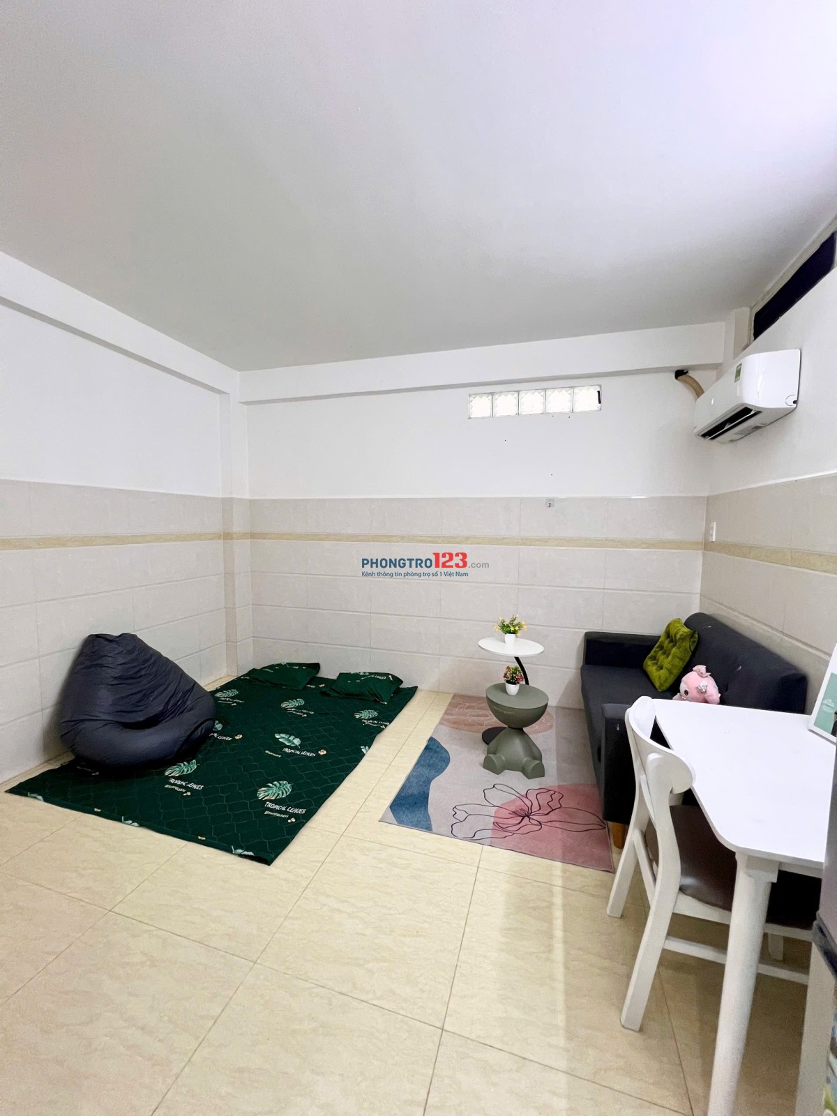 cho thuê phòng trọ có cửa sổ đón nắng full nội thất tiện di chuyển nhiều khu vực