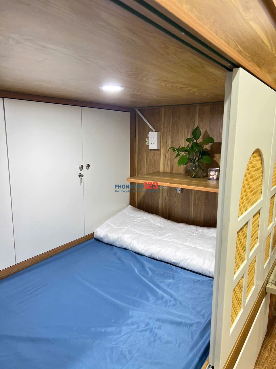 Ký túc xá sleepbox thoáng mát nằm ngay chợ Thủ Đức, giá 1tr8/Người/ tháng bao tất cả các chi phí.