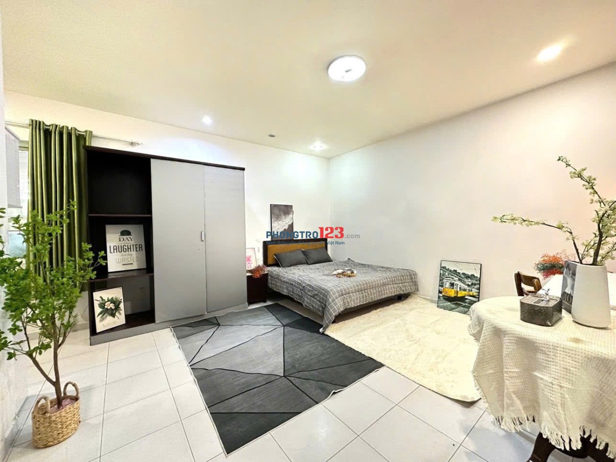 HIẾM CÓ: Studio 35m² CÓ BỒN TẮM, full nội thất xịn sò tại đường Ba Vì - Giá chỉ 6.2 triệu