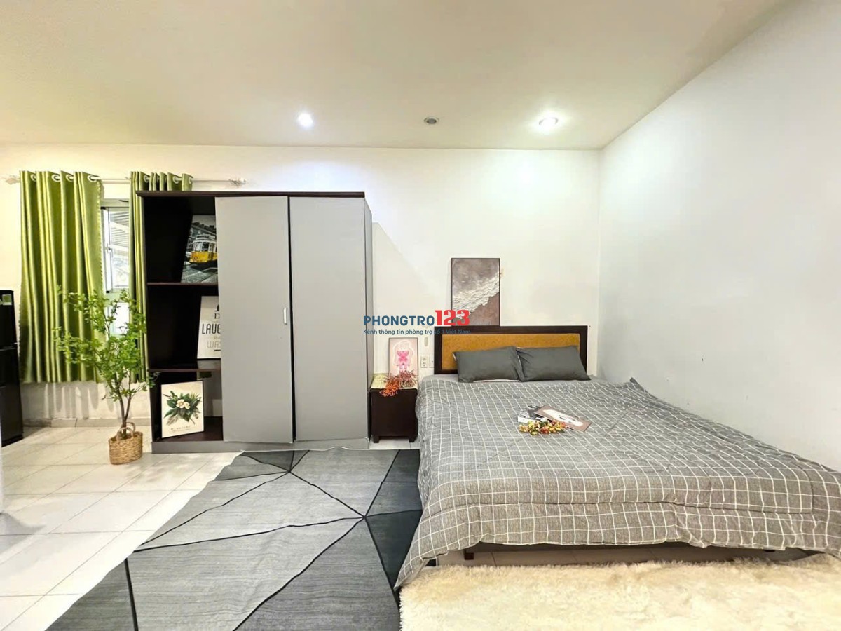 HIẾM CÓ: Studio 35m² CÓ BỒN TẮM, full nội thất xịn sò tại đường Ba Vì - Giá chỉ 6.2 triệu