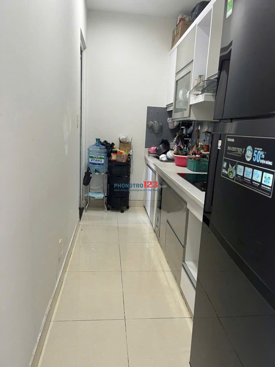 Chung cư Screc( Coopmart), trường sa, Q3, rộng 60m2, 1PN, 11tr/tháng