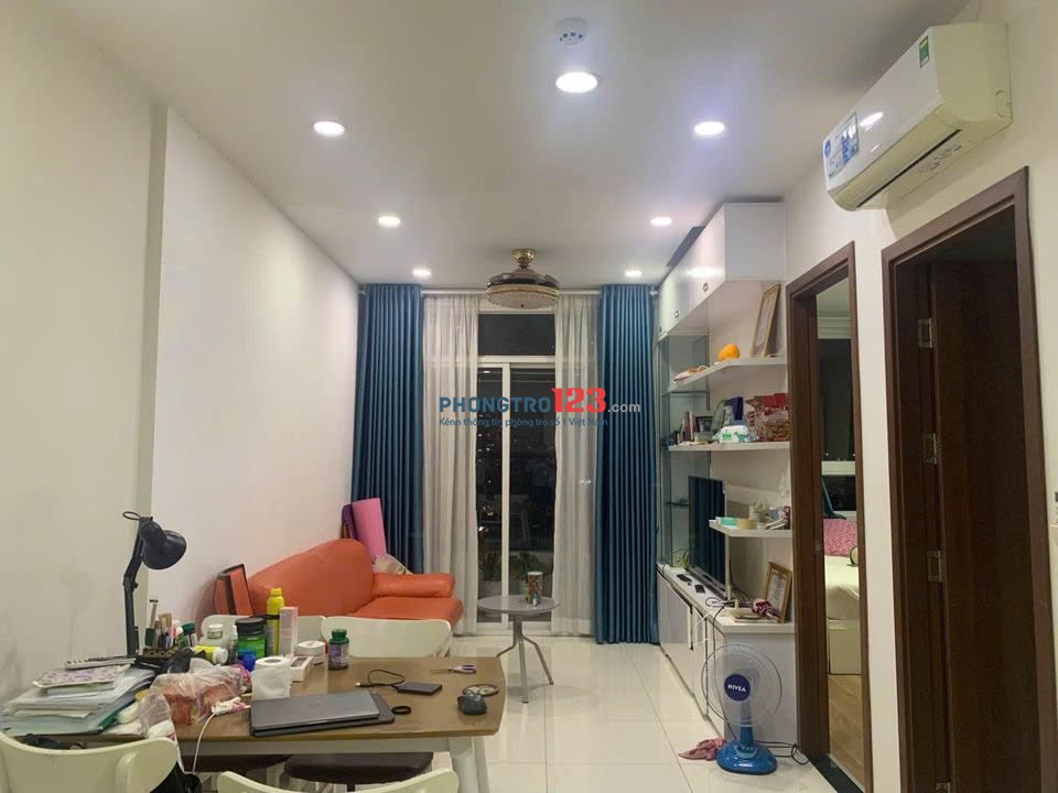 Screc Tower, Trường Sa, p12, Quận 3: Rộng 55m2, 1p ngủ, NtCb, 10,5tr/th