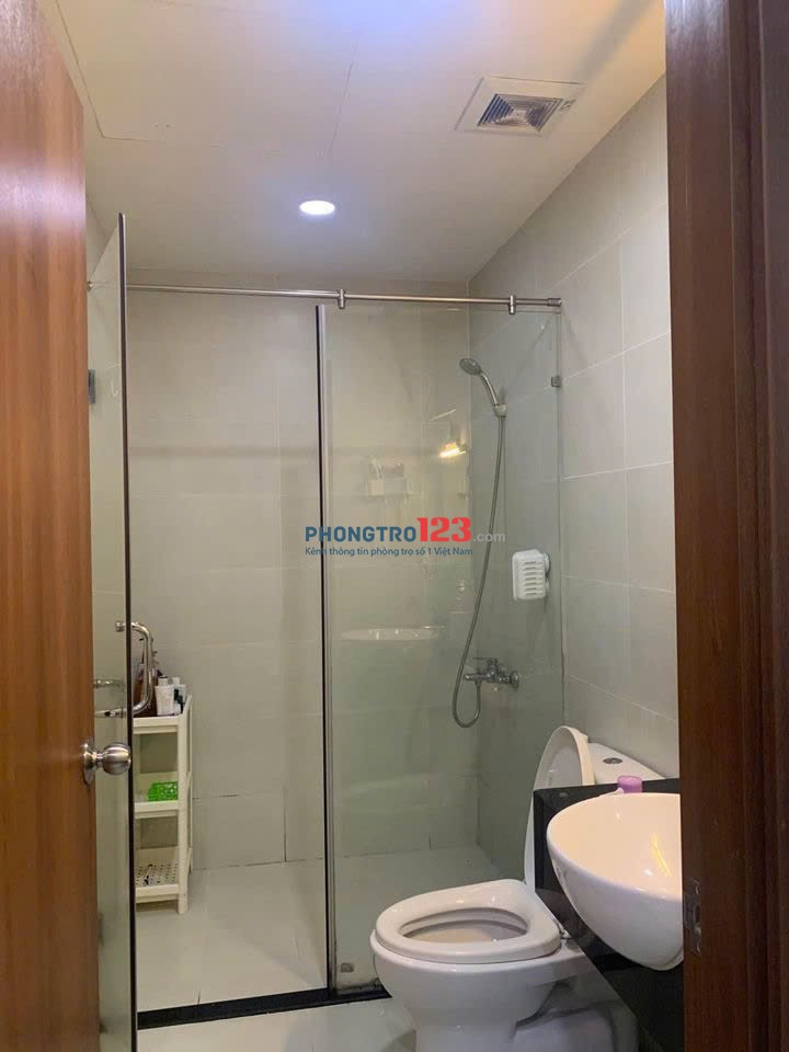 Screc Tower, Trường Sa, p12, Quận 3: Rộng 55m2, 1p ngủ, NtCb, 10,5tr/th