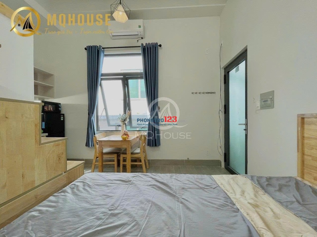 Cho Thuê Căn Hộ Studio Full Nội Thất Mới 100% – Ban Công Thoáng – Ngay Học Viện Hàng Không