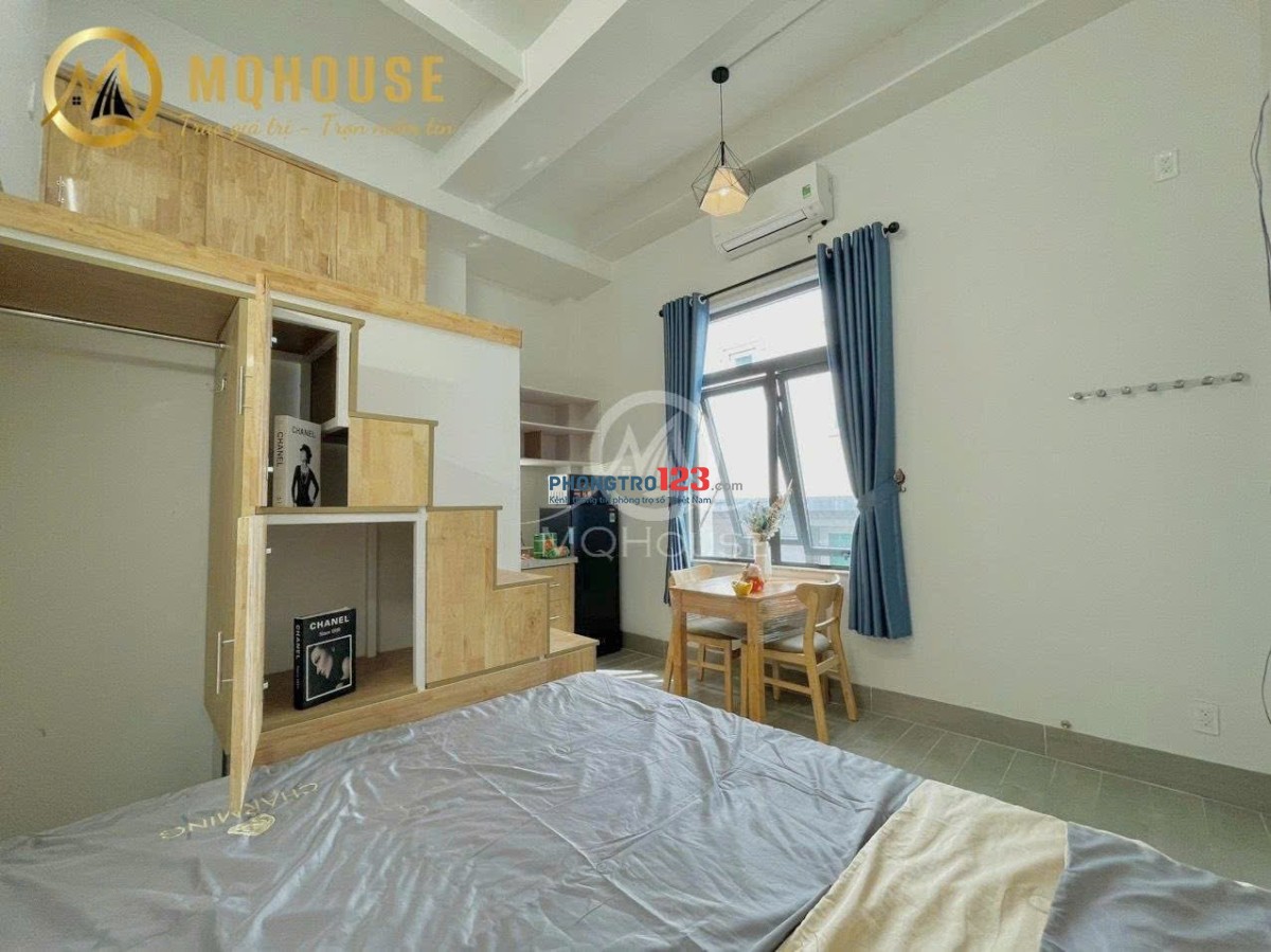 Cho Thuê Căn Hộ Studio Full Nội Thất Mới 100% – Ban Công Thoáng – Ngay Học Viện Hàng Không