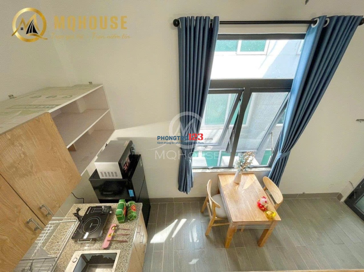 Cho Thuê Căn Hộ Studio Full Nội Thất Mới 100% – Ban Công Thoáng – Ngay Học Viện Hàng Không