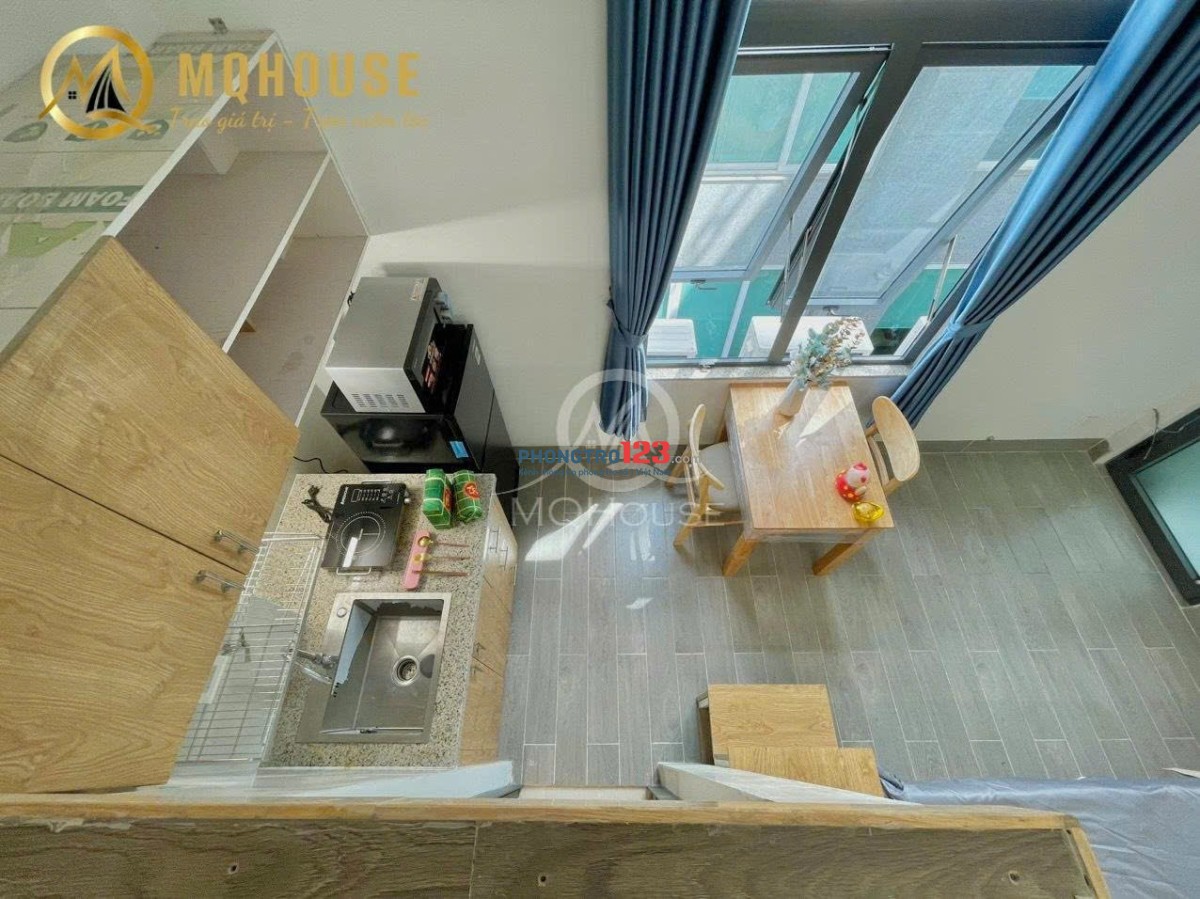 Cho Thuê Căn Hộ Studio Full Nội Thất Mới 100% – Ban Công Thoáng – Ngay Học Viện Hàng Không