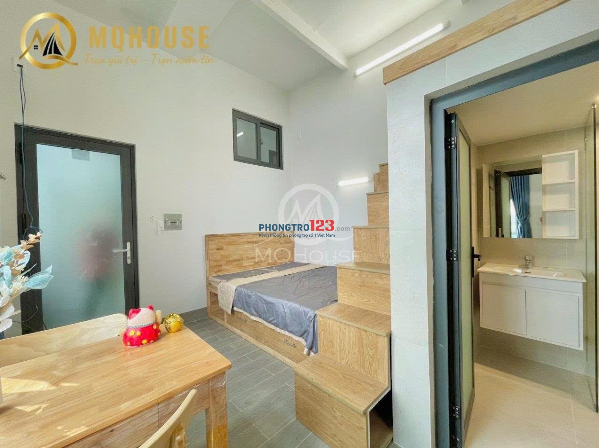 Cho Thuê Căn Hộ Studio Full Nội Thất Mới 100% – Ban Công Thoáng – Ngay Học Viện Hàng Không
