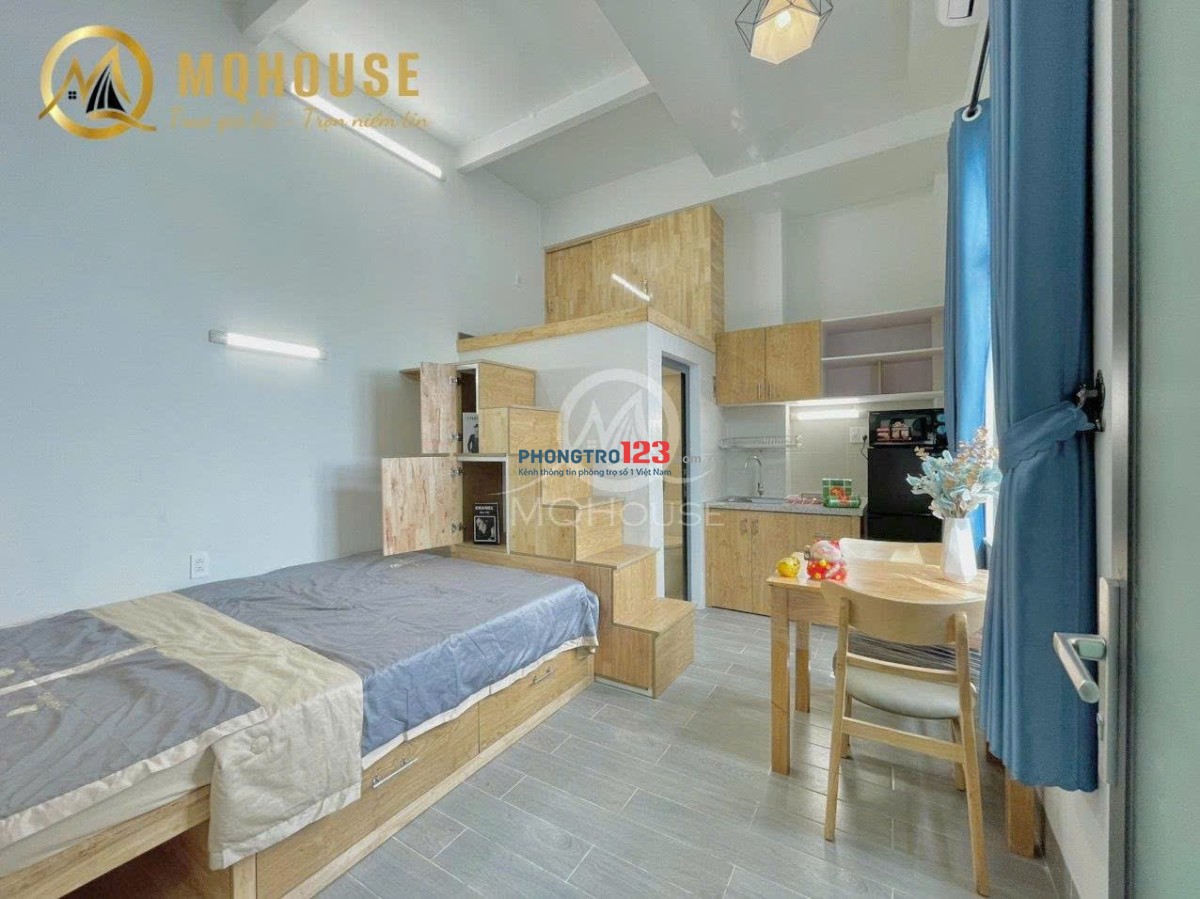 Cho Thuê Căn Hộ Studio Full Nội Thất Mới 100% – Ban Công Thoáng – Ngay Học Viện Hàng Không
