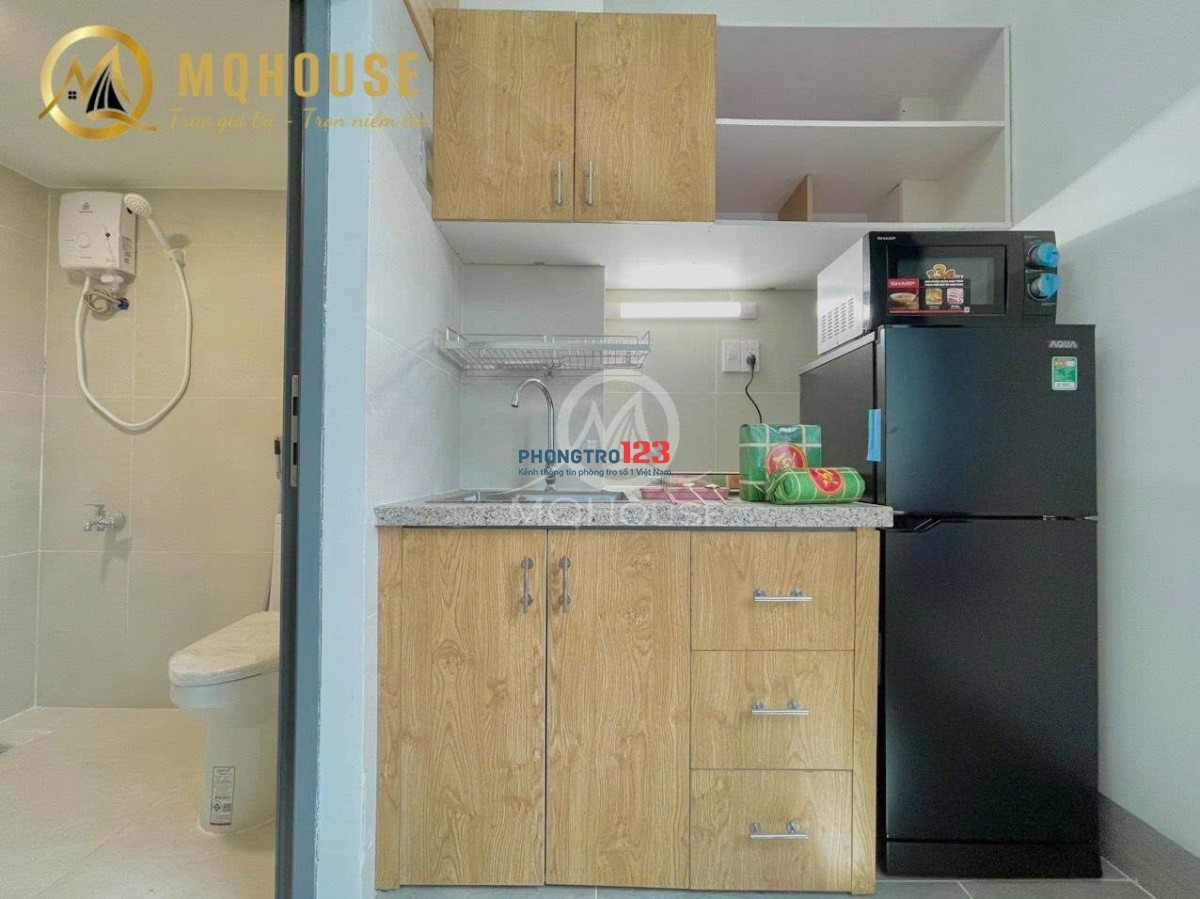 Cho Thuê Căn Hộ Studio Full Nội Thất Mới 100% – Ban Công Thoáng – Ngay Học Viện Hàng Không