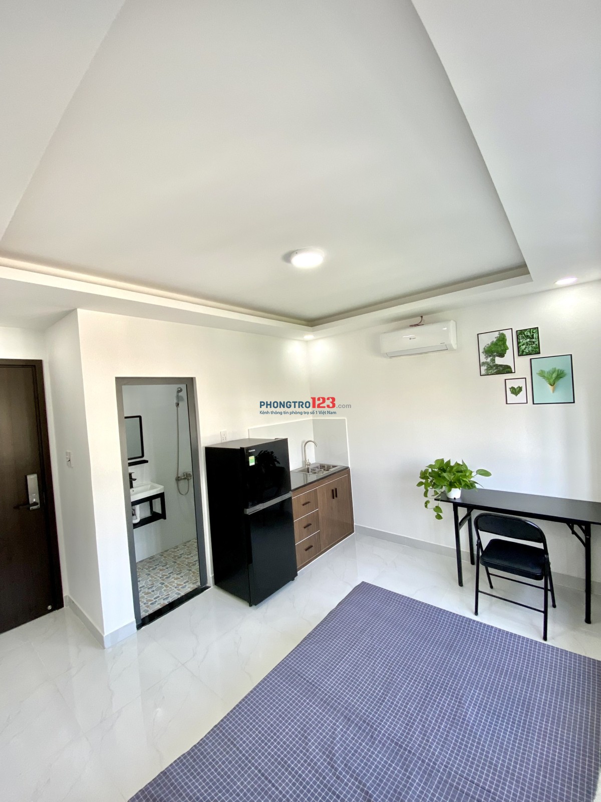 Phòng mới vừa hoàn thiện. Ngay chợ Nguyễn Xí vs Phạm Văn Đồng