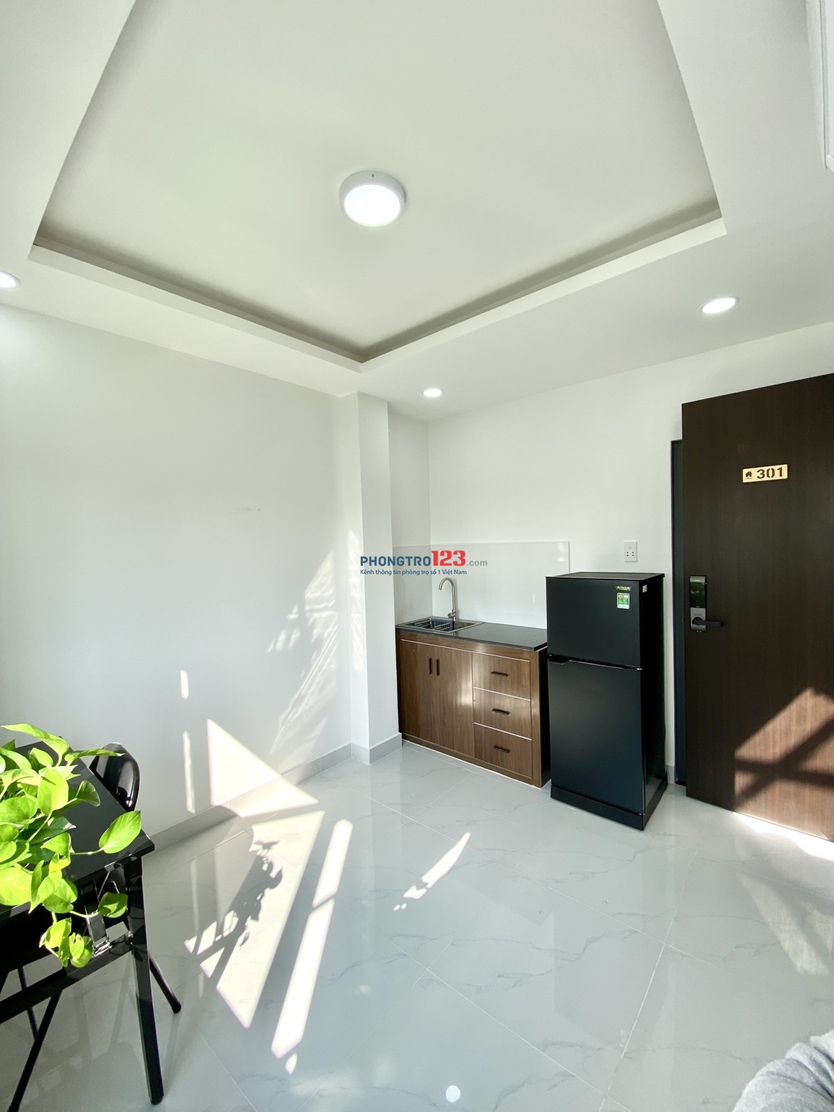 Phòng mới vừa hoàn thiện. Ngay chợ Nguyễn Xí vs Phạm Văn Đồng