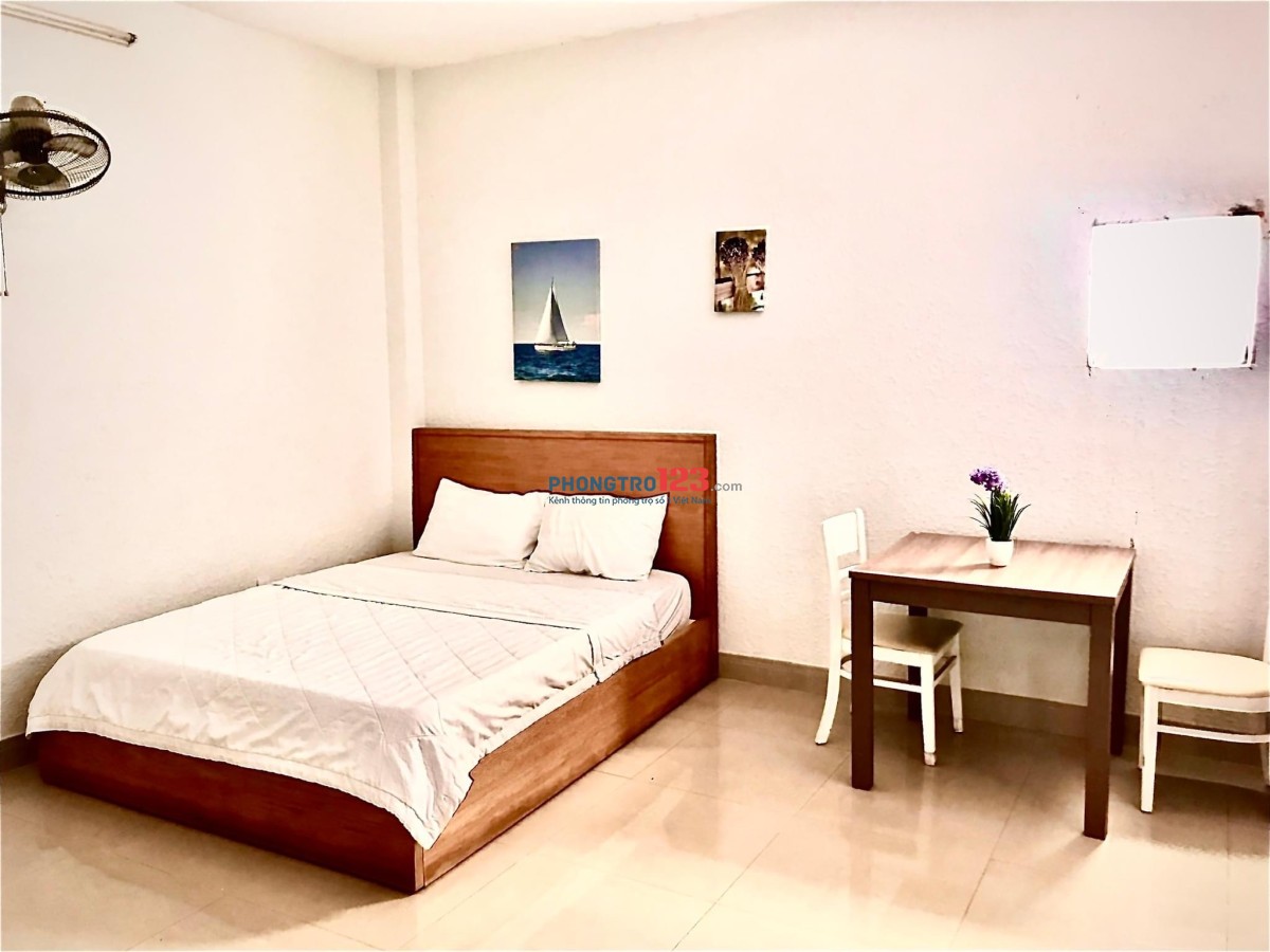 Cho thuê phòng đẹp như khách sạn, full nội thất, ngay gần ĐH Bách Khoa, Văn Hiến