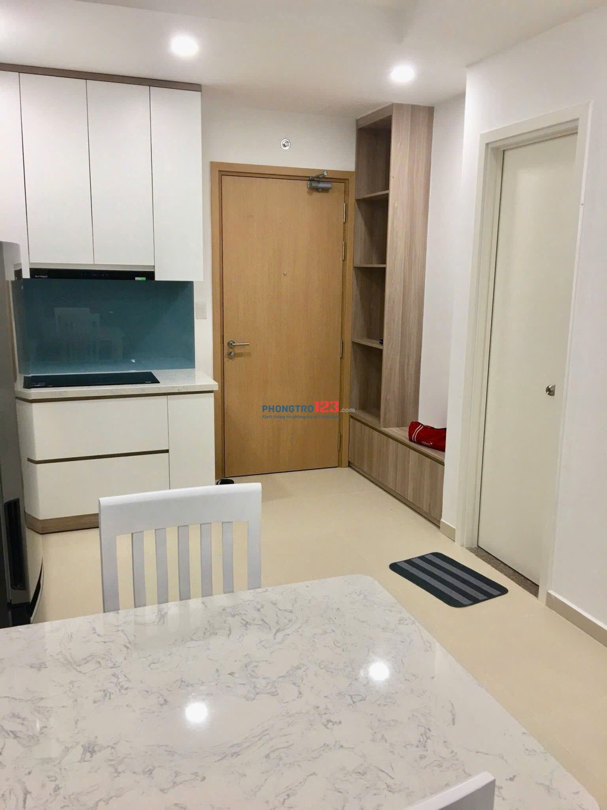 Chung cư Carillon 5, Lũy bán Bích, Tân Phú: 72m2, 2p ngủ,1 2tr/th.