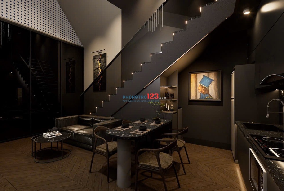 CĂN HỘ DUPLEX 1 TRỆT 1 LẦU NGAY ĐƯỜNG TÂN CẢNG- LUXURY, mới 100%