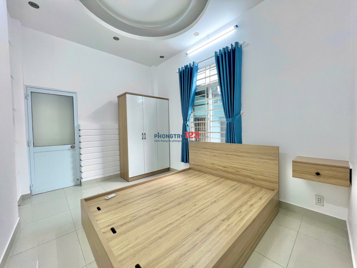 Cho thuê căn hộ 1PN Cửa sổ Q4 gần ĐH Luật, ĐH Nguyễn Tất Thành, cầu Calmette, cầu Khánh Hội
