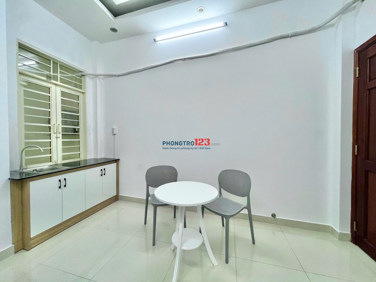 Cho thuê căn hộ 1PN Cửa sổ Q4 gần ĐH Luật, ĐH Nguyễn Tất Thành, cầu Calmette, cầu Khánh Hội