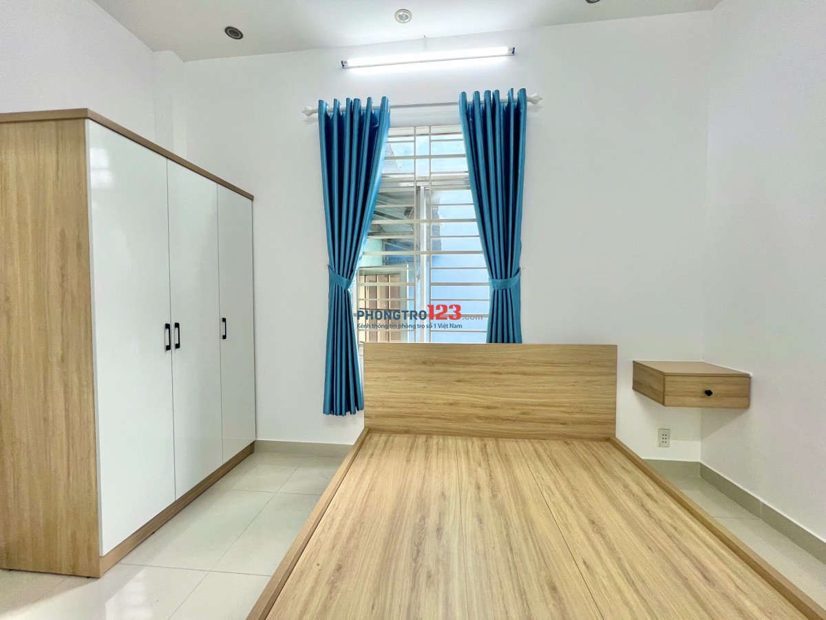 Cho thuê căn hộ 1PN Cửa sổ Q4 gần ĐH Luật, ĐH Nguyễn Tất Thành, cầu Calmette, cầu Khánh Hội