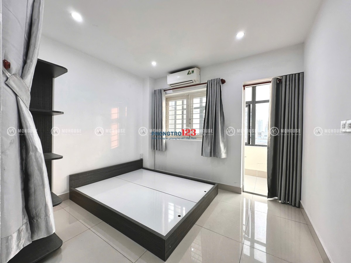 CĂN HỘ FULL NỘI THẤT CÓ BAN CÔNG THOÁNG MÁT MỚI SẠCH ĐẸP CÁCH ĐẠI HỌC VĂN HIẾN 5p ĐI XE