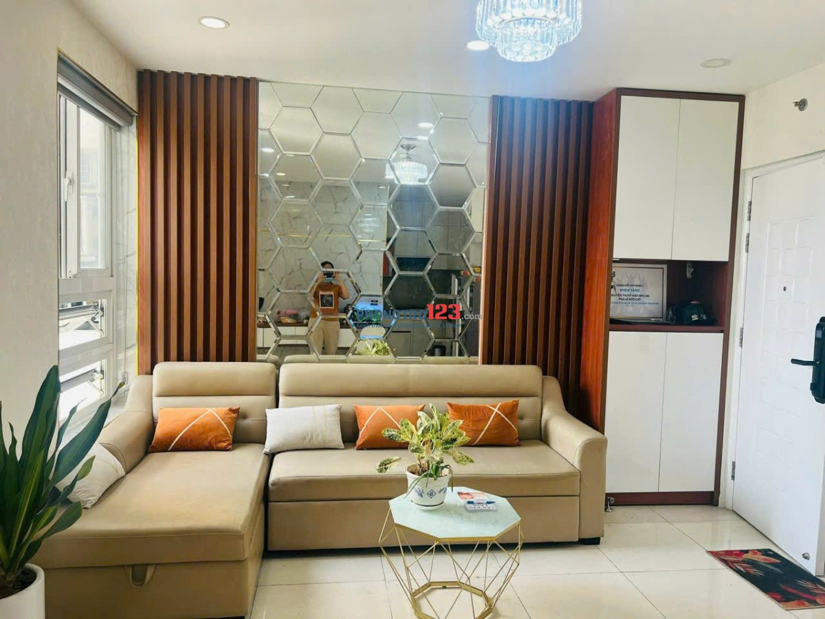 Chung cư Ruby, Nguyễn Sỹ Sách, TB: 7tr5/th, 55m2, full nội thất, 1p ngủ