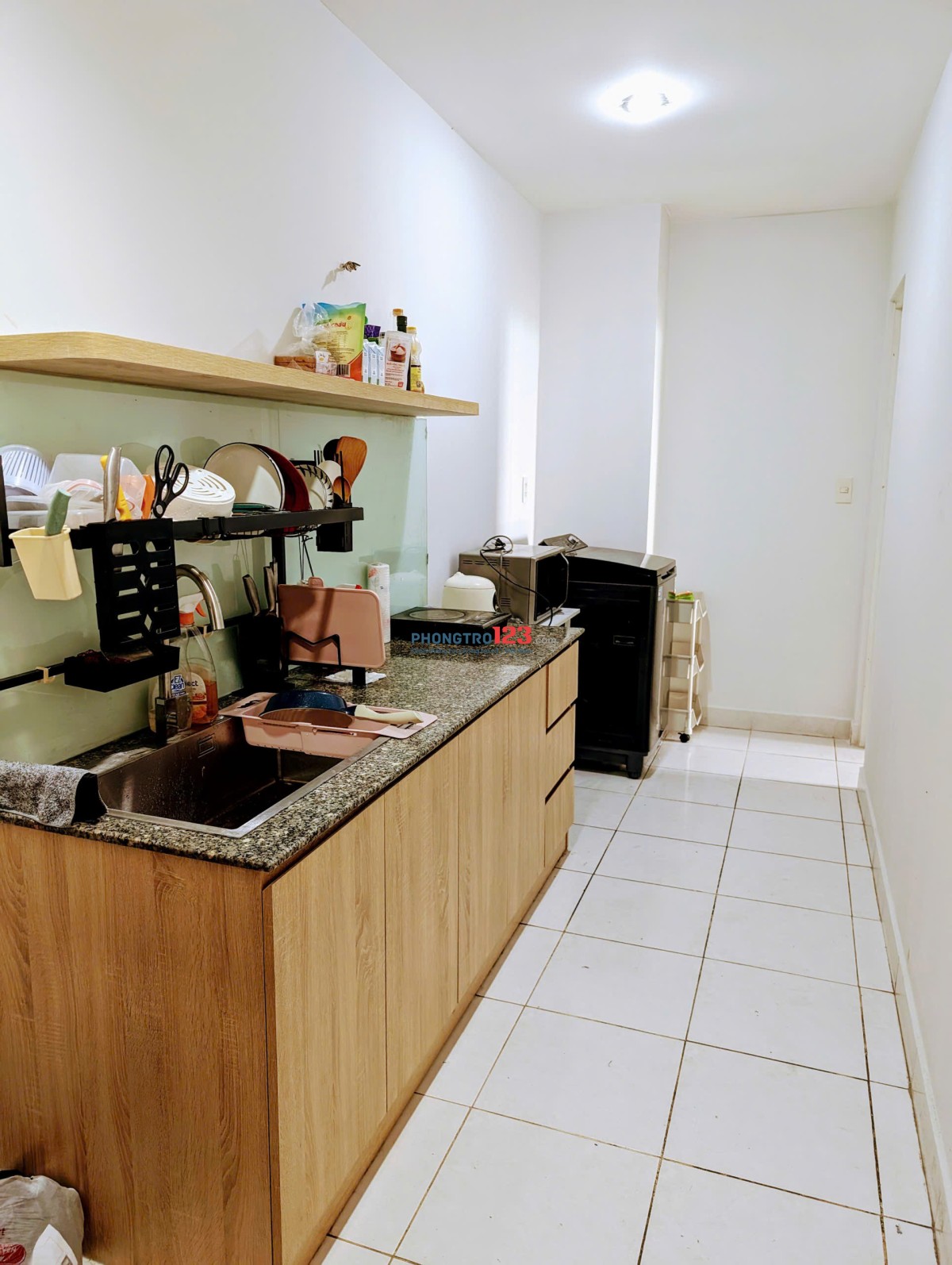 ( Cc 4s Linh Đông) Cho thuê 1 phòng cho nữ trong căn Chung cư 2pn, 2wc siêu mới