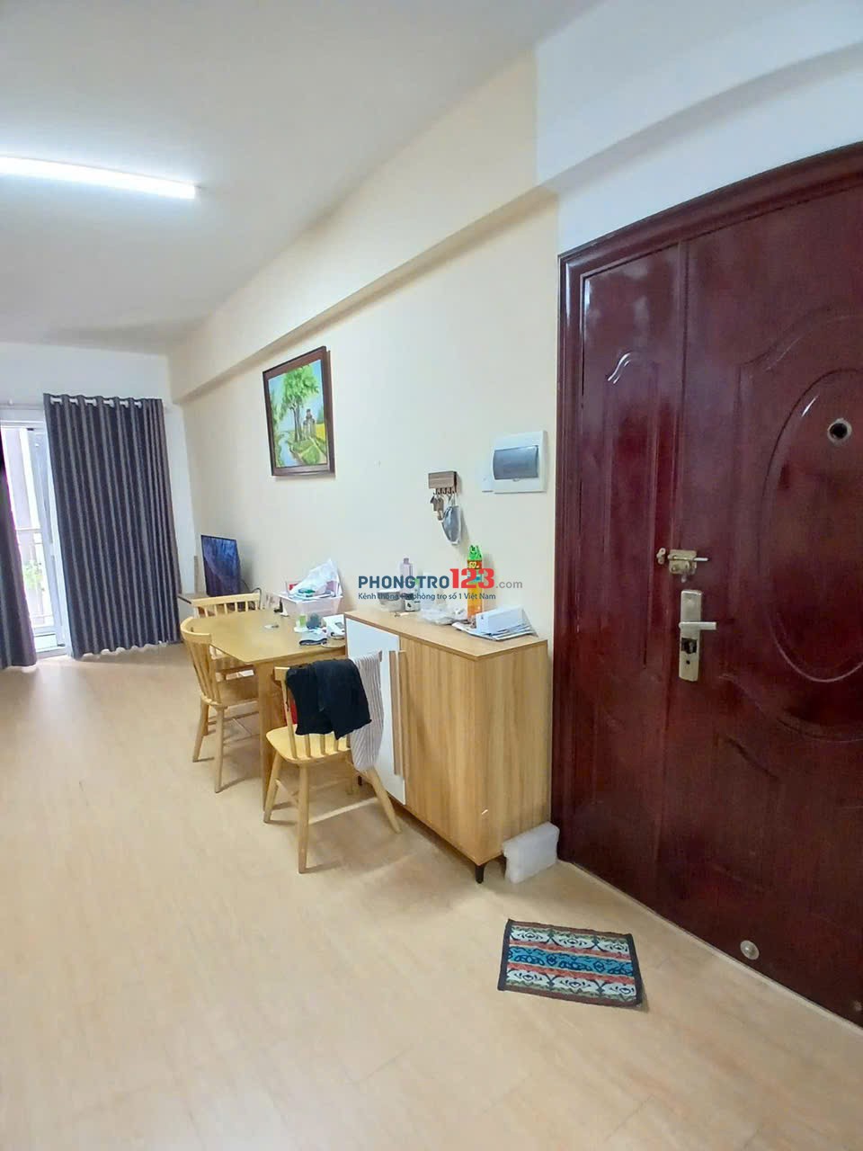 Chung cư Screc, 974A Trường Sa, Q3: 1p ngủ, 10tr, full nội thất
