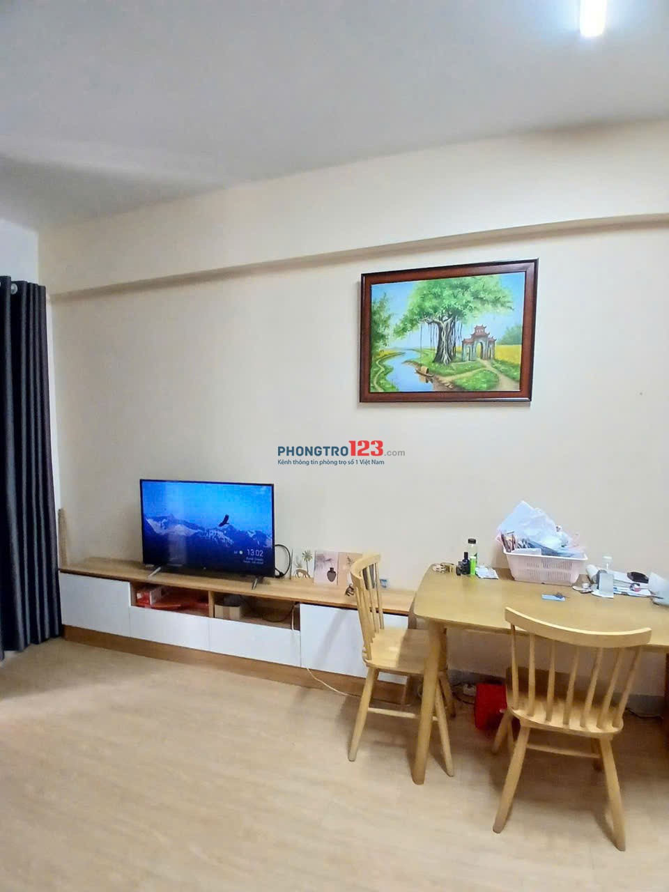 Chung cư Screc, 974A Trường Sa, Q3: 1p ngủ, 10tr, full nội thất