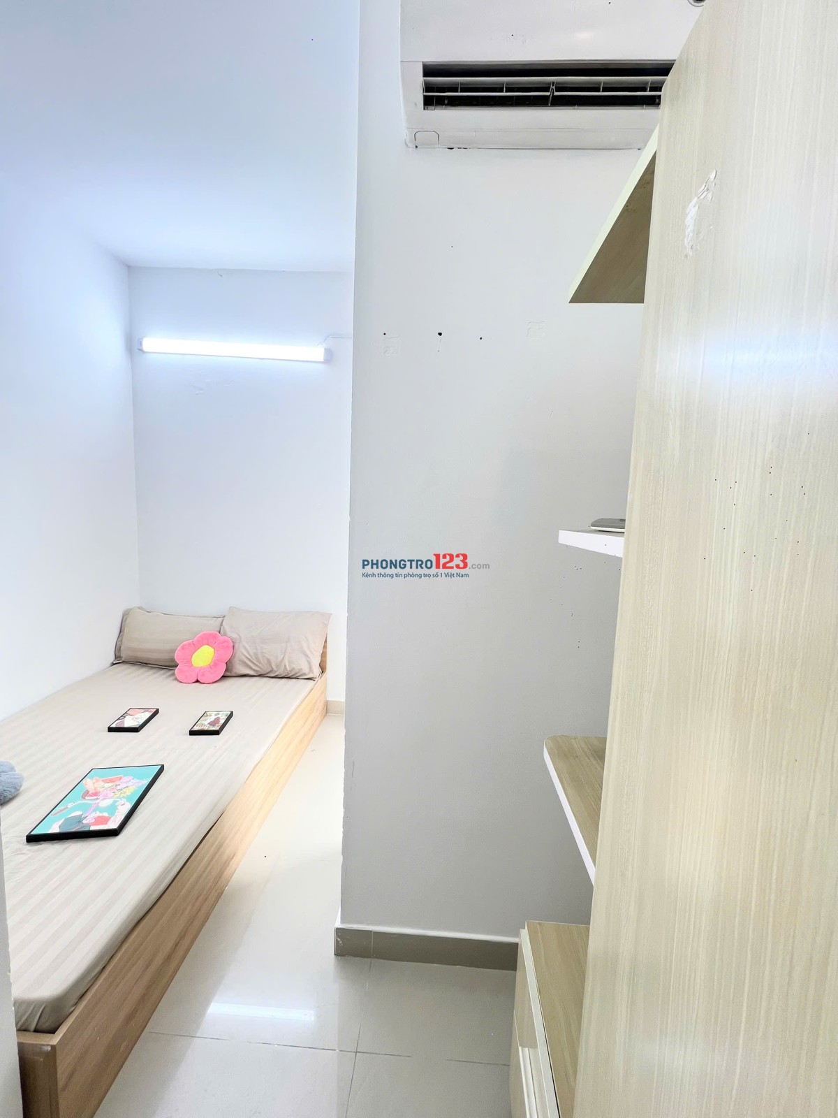 Căn hộ 2 phòng ngủ full nội thất, có cửa sổ – Chấn Hưng, Phường 6, Quận 10
