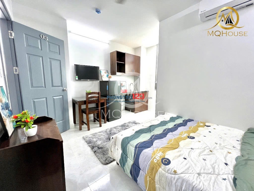 Cho thuê phòng trọ đường Bằng Đằng full nội thất siêu thoáng
