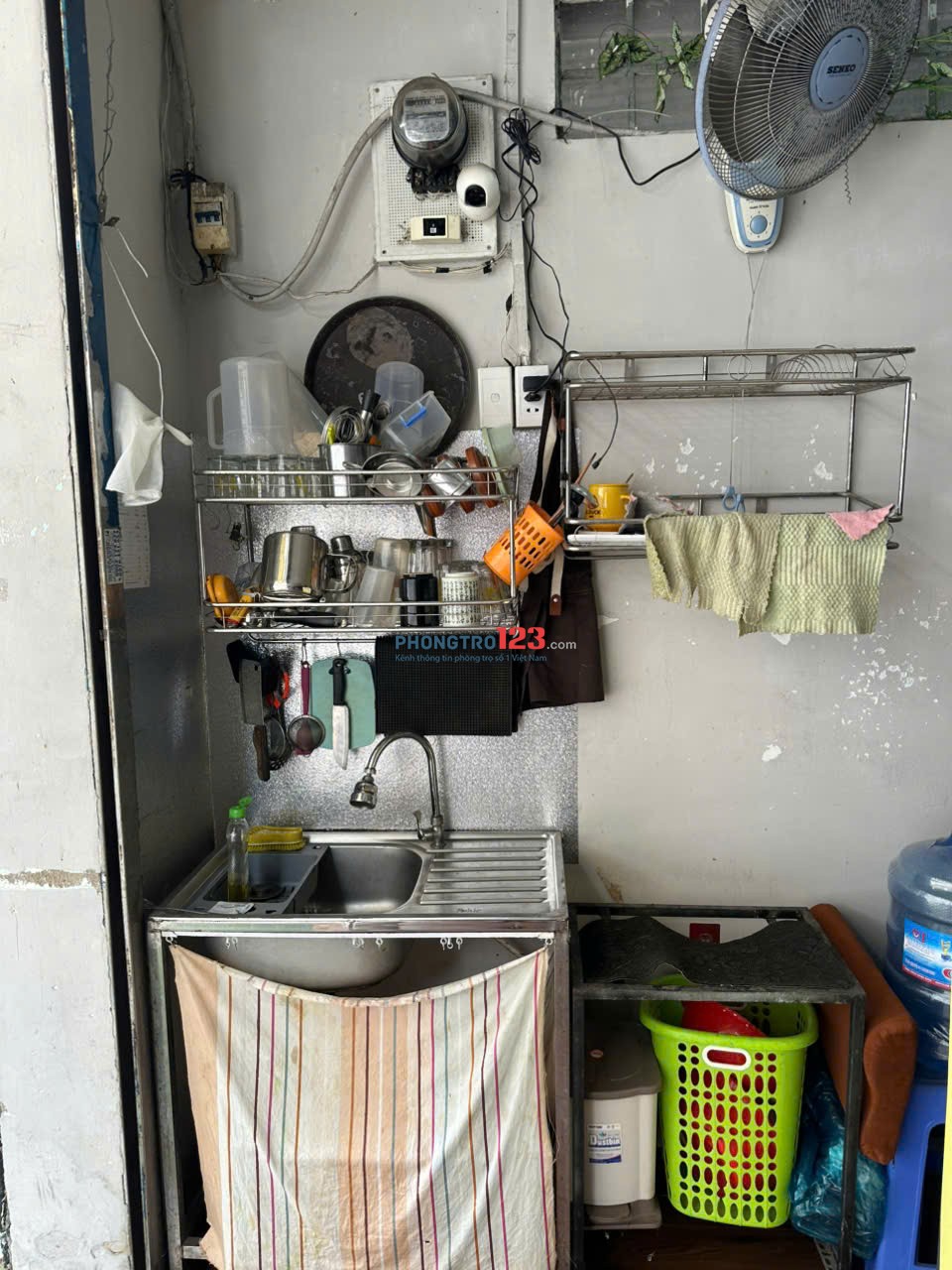 CHO THUÊ MẶT BẰNG KINH DOANH 4,5X5 - 581/5 TRƯỜNG CHINH - HẺM XE HƠI QUẬN TÂN PHÚ