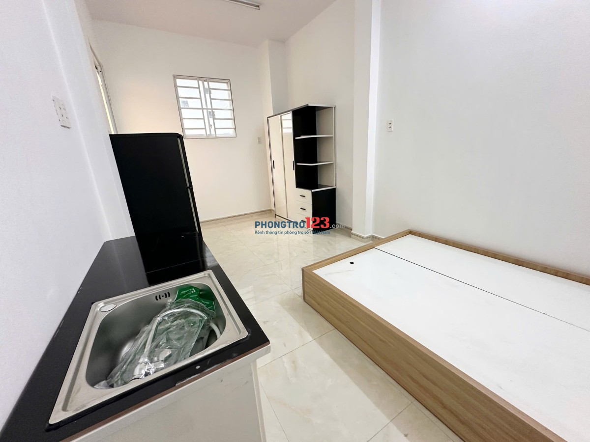  Cho thuê Studio Full Nội Thất – Tân Bình – Gần Sân Bay Tân Sơn Nhất & Etown Phòng studio