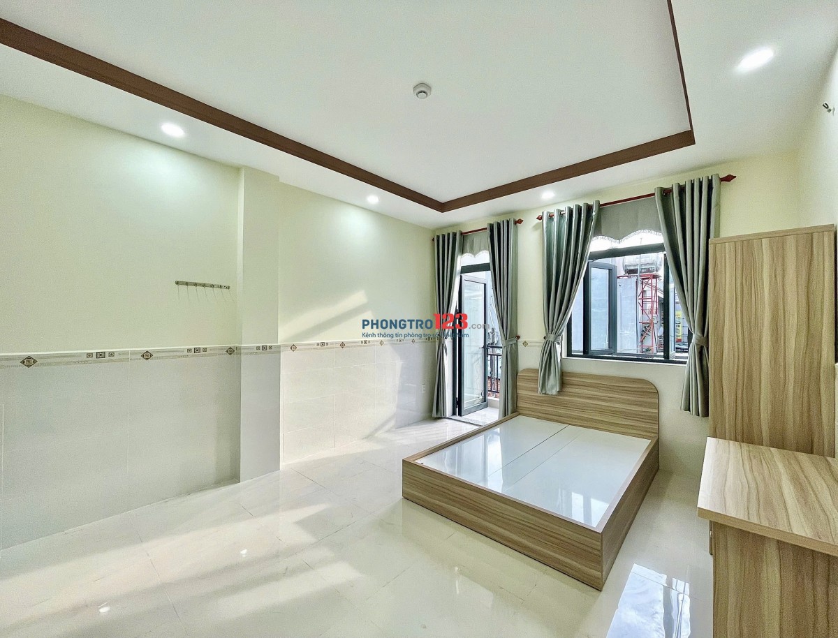 CHO THUÊ CĂN HỘ DỊCH VỤ MỚI, CÓ BANCOL GẦN GO TRƯỜNG CHINH, KHU AN NINH