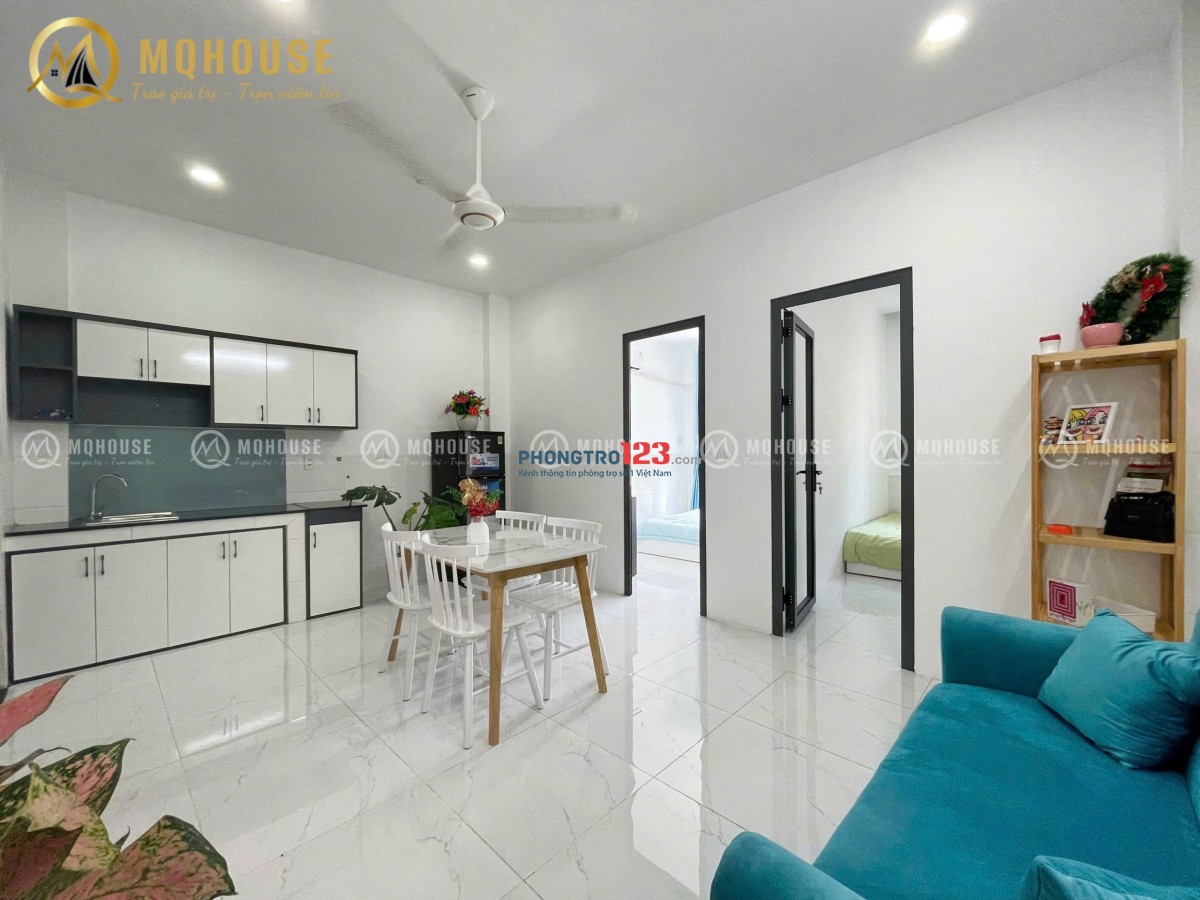CĂN HỘ 2PN BAN CÔNG FULL NỘI THẤT ĐẸP GẦN NGÃ TƯ BẢY HIỀN - CHỢ HOÀNG HOA THÁM