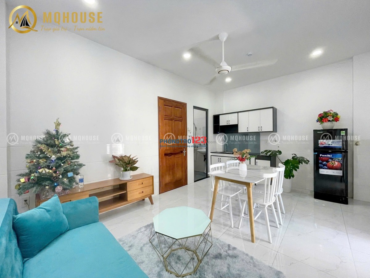 CĂN HỘ 2PN BAN CÔNG FULL NỘI THẤT ĐẸP GẦN NGÃ TƯ BẢY HIỀN - CHỢ HOÀNG HOA THÁM