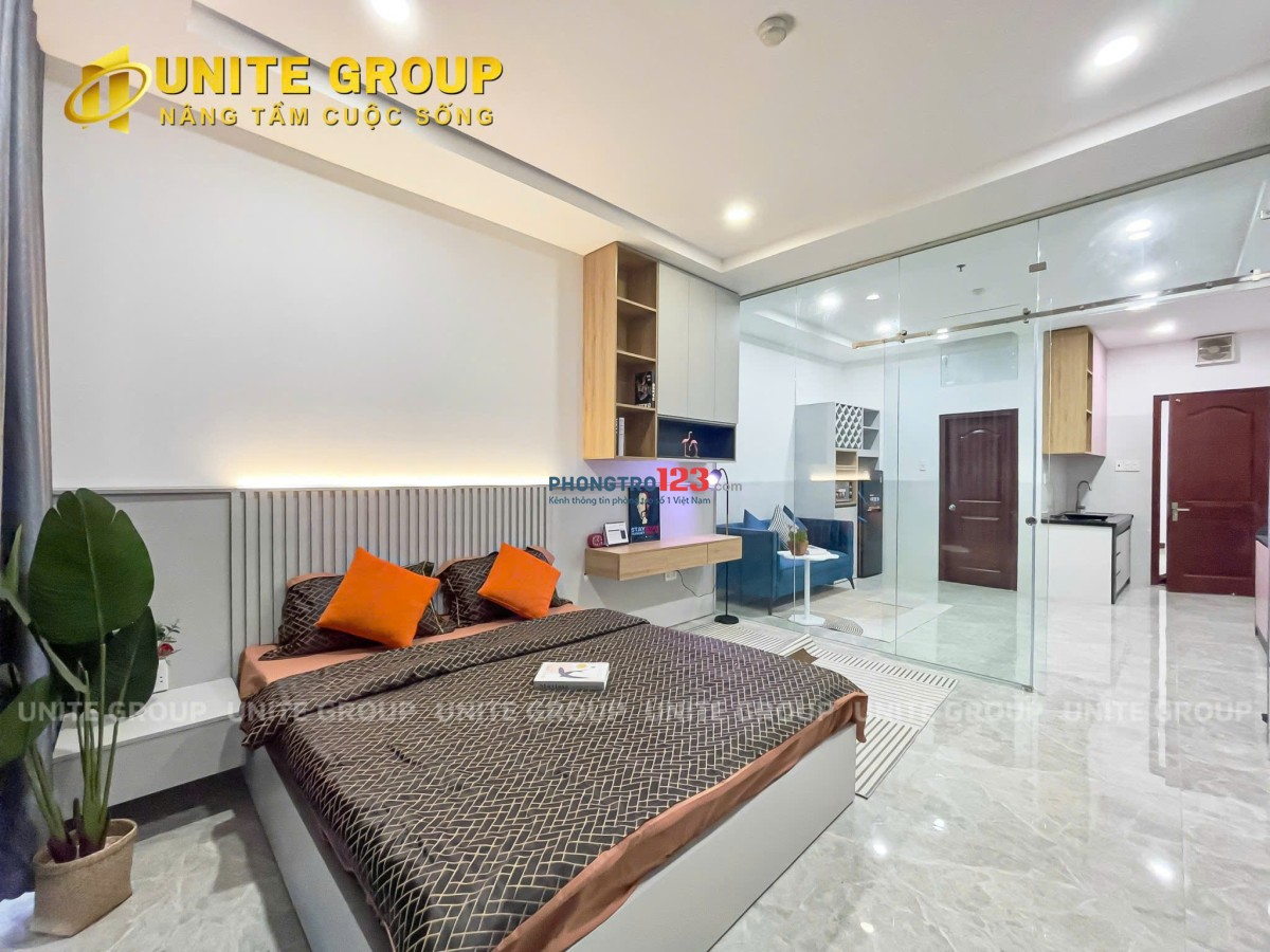 Căn hộ 1PN Full Nội Thất có ban công lớn view sông - Quận 7, gần UFM