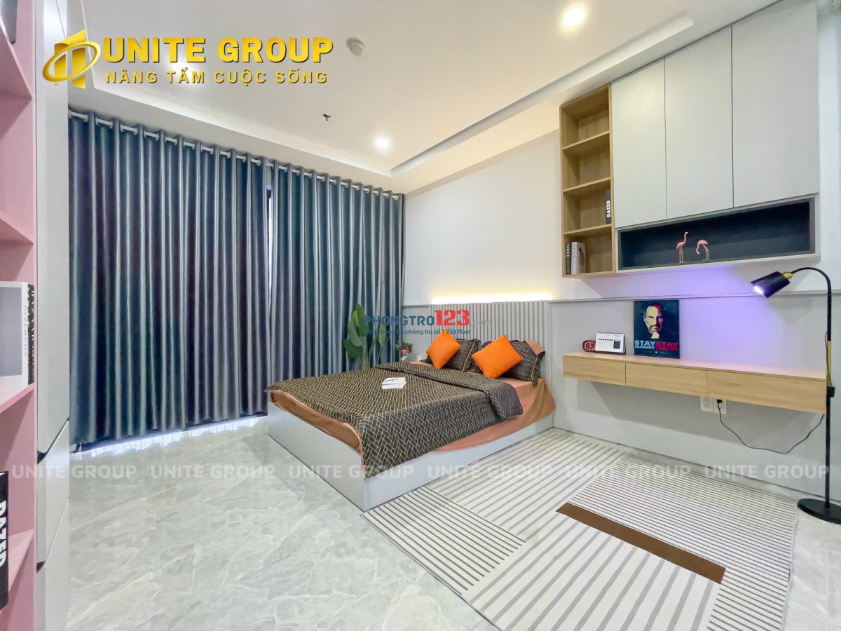 Căn hộ 1PN Full Nội Thất có ban công lớn view sông - Quận 7, gần UFM