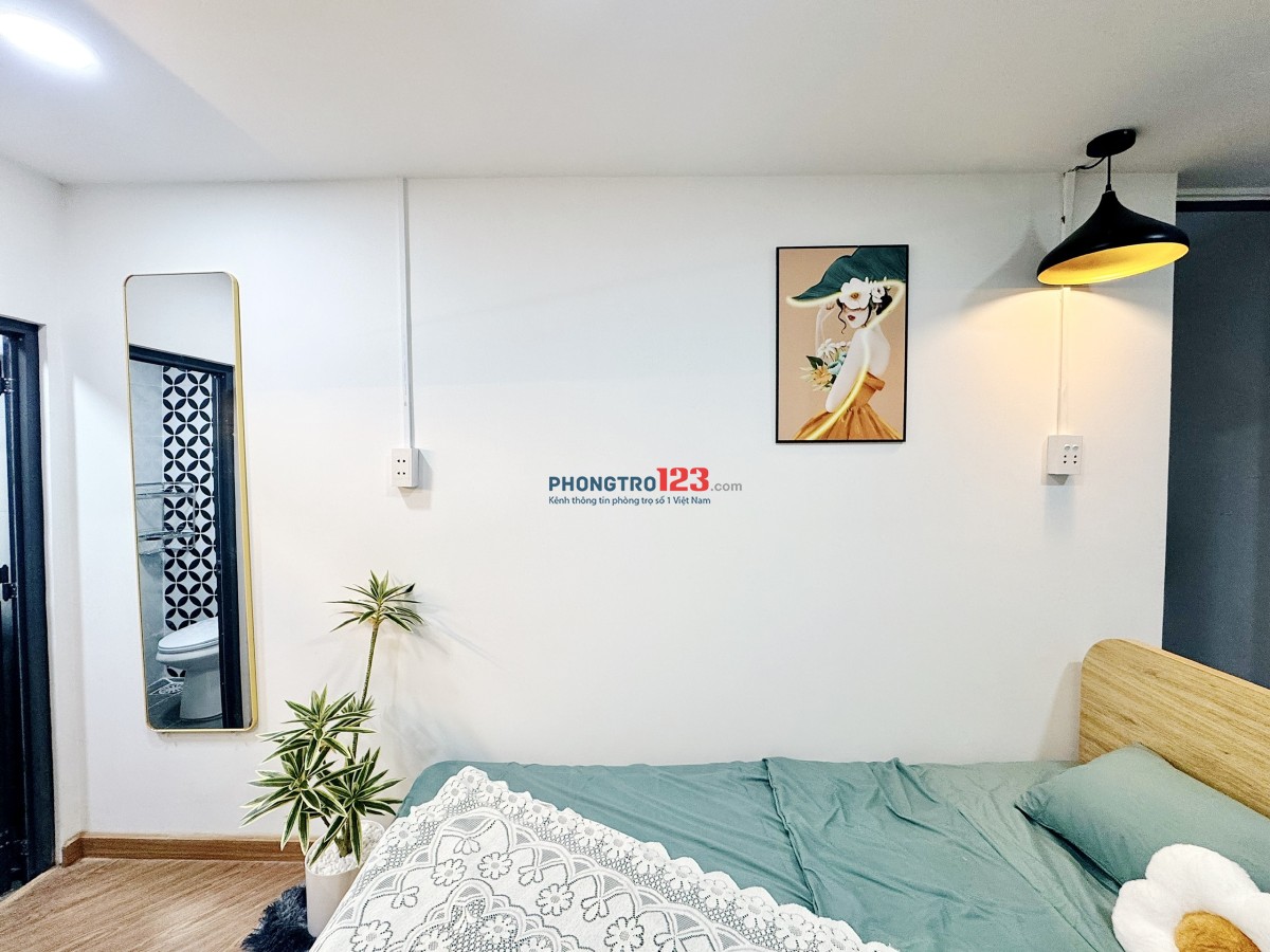 Cho thuê Studio giếng trời, sân phơi riêng – gần ĐH Văn Hiến, Tân Bình