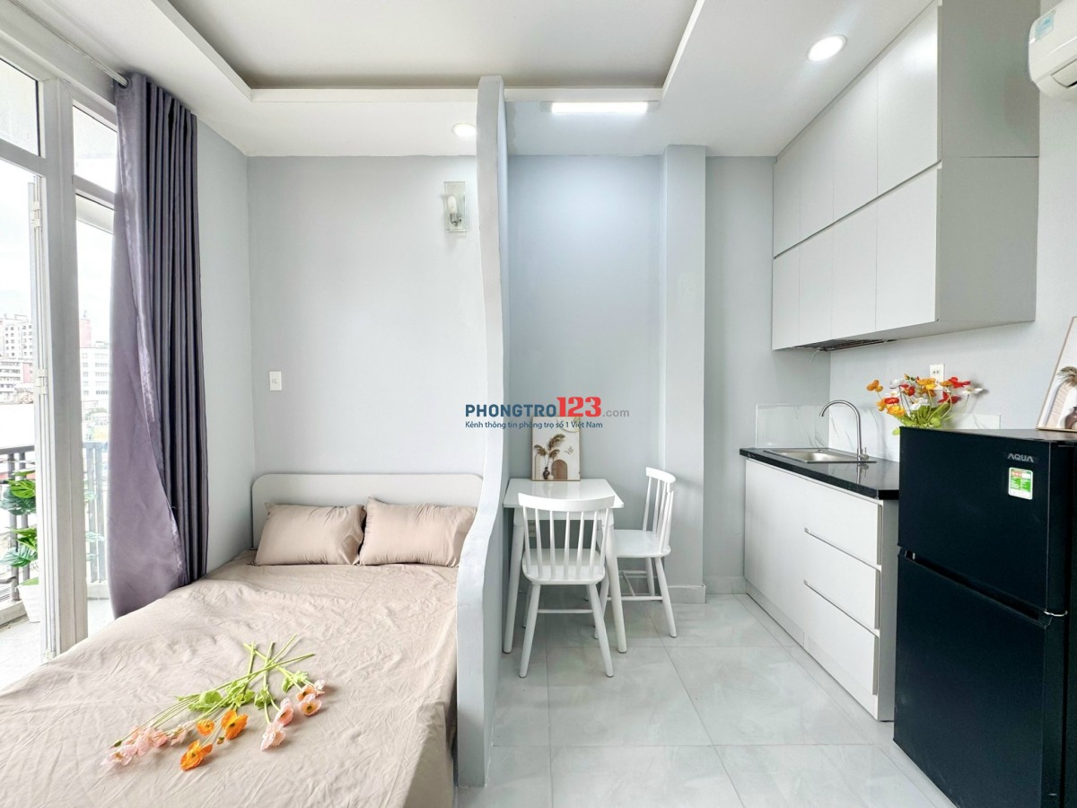 Cho thuê CHDV full nội thất Q1-Nguyễn Văn Cừ- gần ĐH KHTN - thang máy - mặt tiền đường