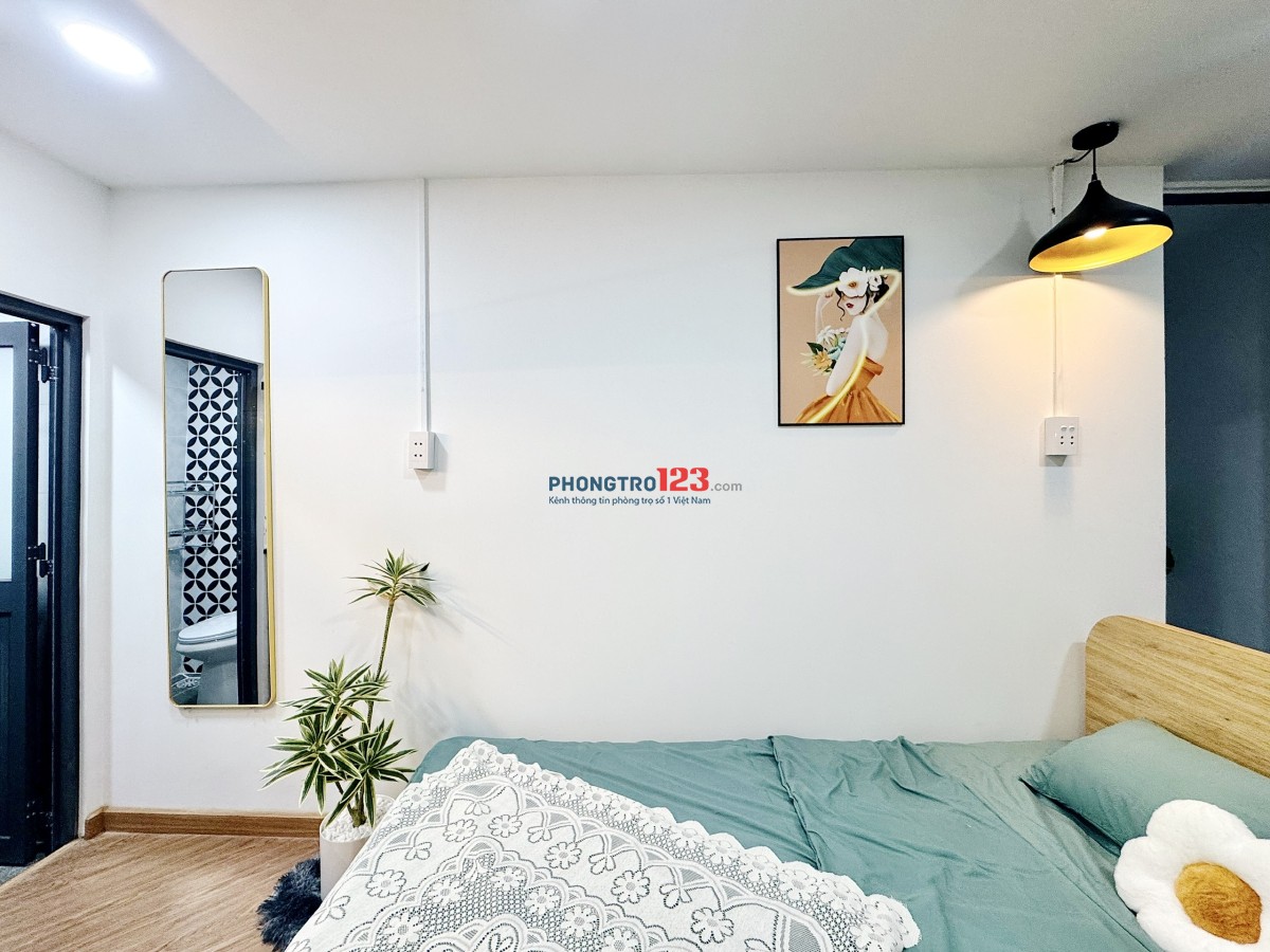 Cho thuê Studio giếng trời, sân phơi riêng – gần ĐH Văn Hiến, Tân Bình