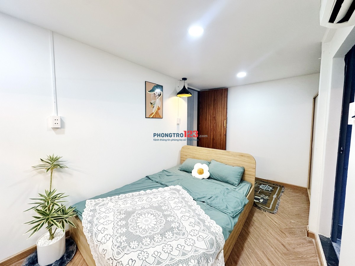 Cho thuê Studio giếng trời, sân phơi riêng – gần ĐH Văn Hiến, Tân Bình