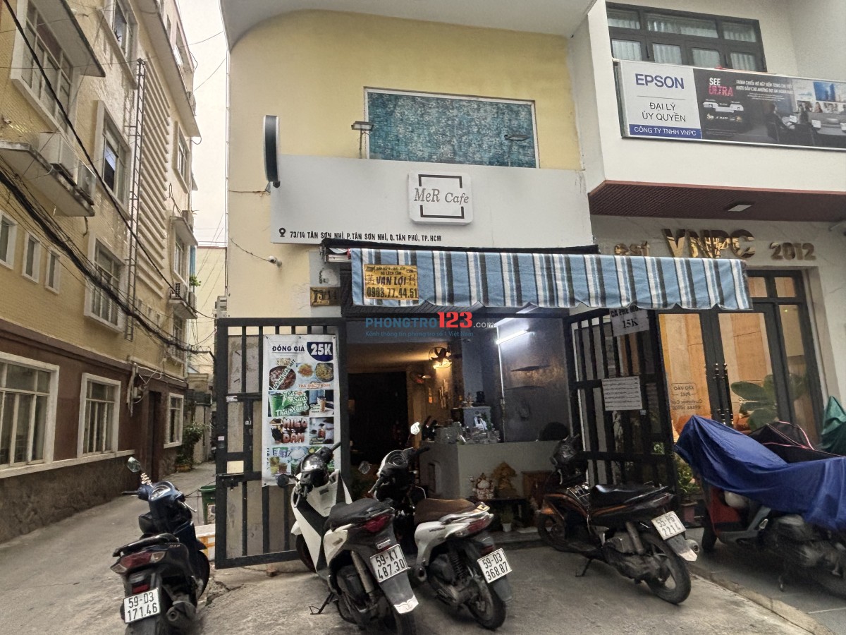 CHO THUÊ MẶT BẰNG KẾT HỢP 1PN VỪA BUÔN BÁN VỪA Ở HẺM 1 XẸT XE HƠI THÔNG TRƯỜNG CHINH